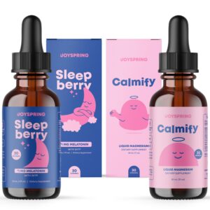 Frente de la botella de JoySpring magnesio líquido