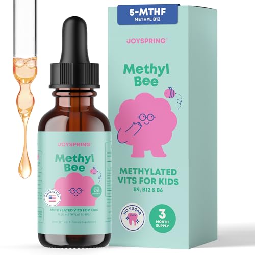 Frasco frontal de JoySpring MethylBee para niños