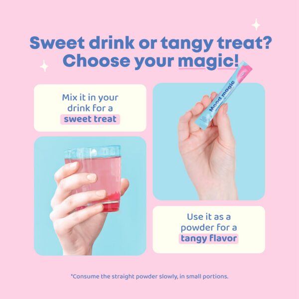 Version 1.0.0 Caja de JoySpring Pixie Sticks con extracto de azafrán para niños