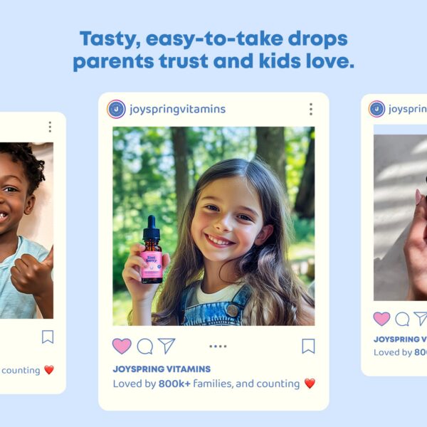 Gotas de zinc para niños JoySpring ZincBerry envase