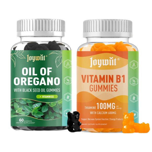 Joywiit gomitas aceite de orégano y vitamina B1 paquete