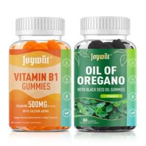 Gomitas Joywiit B1 500 mg y oregano en envase