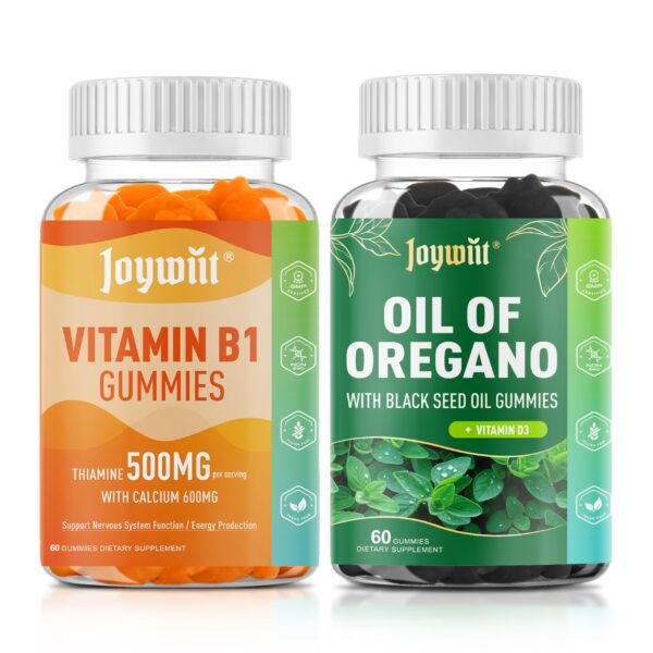 Version 1.0.0 Gomitas Joywiit B1 500 mg y oregano en envase