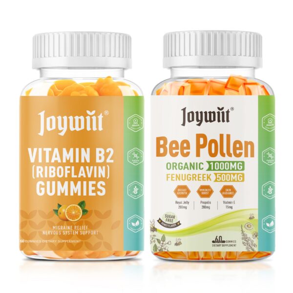 Frasco de Joywiit gomitas Vitamina B2 y Polen de Abeja