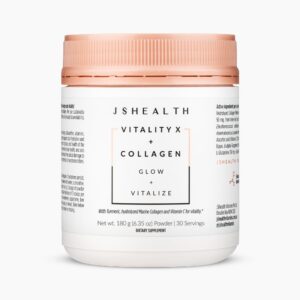 Version 1.0.0 Frente del envase JSHealth Vitality X Colágeno polvo belleza
