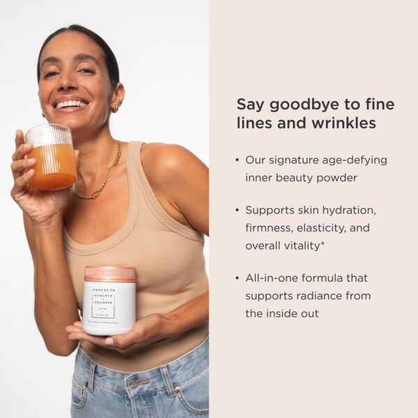 Etiqueta de ingredientes de JSHealth Vitality X Colágeno