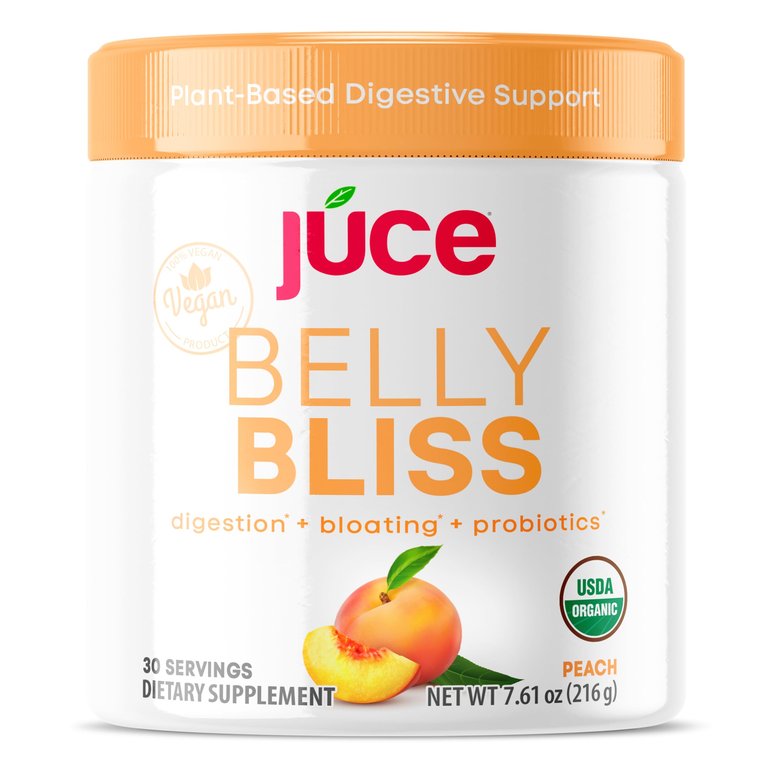 TERRA KAI ORGANICS Belly Bliss Peachy Greens Probiotics & Enzymes