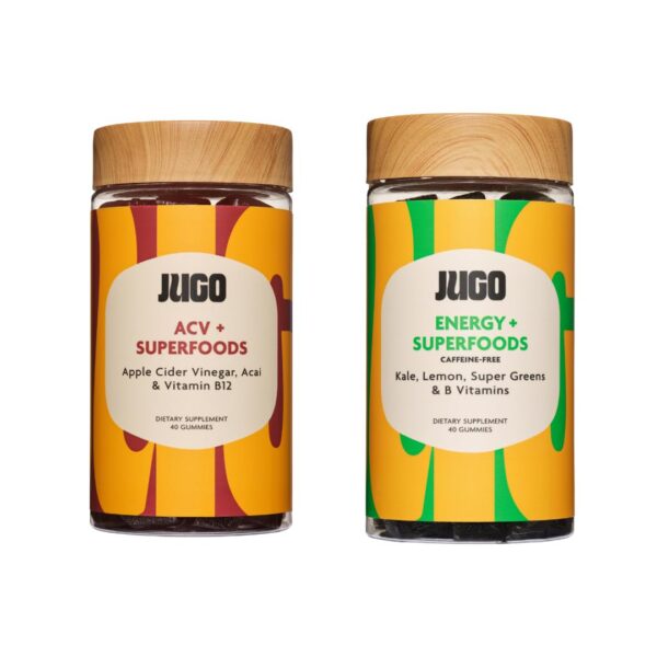 JUGO ACV Energy gomitas paquete apoyo digestión y energía natural
