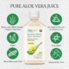 Jugo aloe vera AloeCure 6 botellas sabor limón 16.7oz