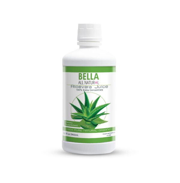 Jugo aloe vera Bella 32 oz botella frontal sin sabor