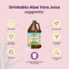 Jugo aloe vera con enzimas digestivas naturales