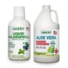 Version 1.0.0 Botella jugo de Aloe Vera Land Art 99.7% sabor granada 64fl