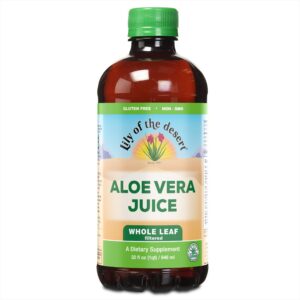 Jugo Aloe Vera Lily of the Desert botella 32 oz salud intestinal