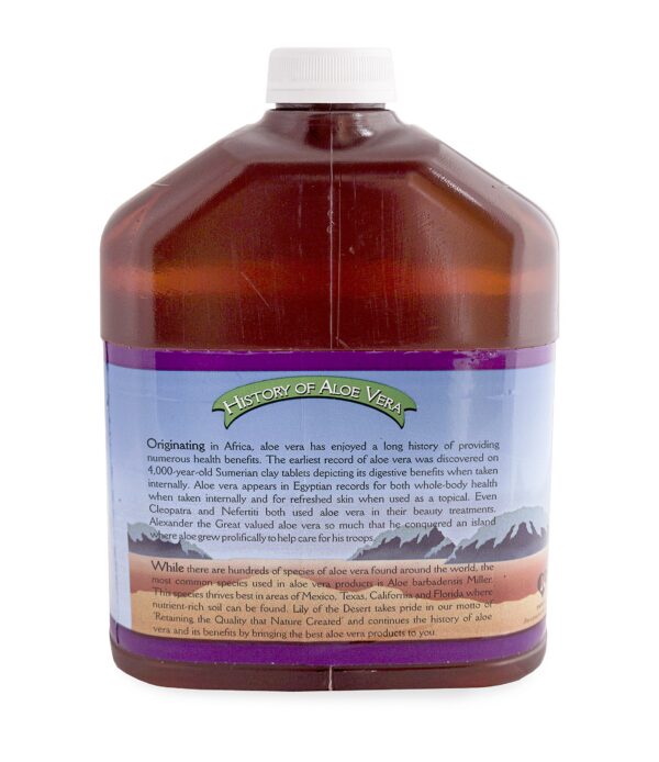 Jugo Aloe Vera natural Lily of the Desert salud digestiva