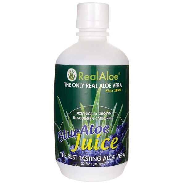 Jugo de aloe vera orgánico Real Aloe botella 32 onzas