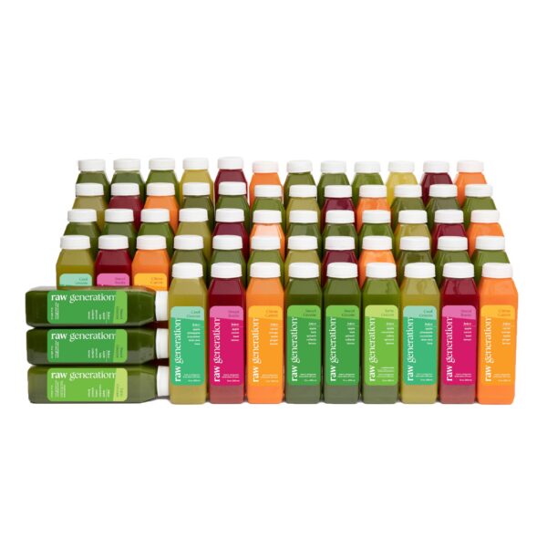 Version 1.0.0 Jugo detox Raw Generation 10 días plan 60 botellas