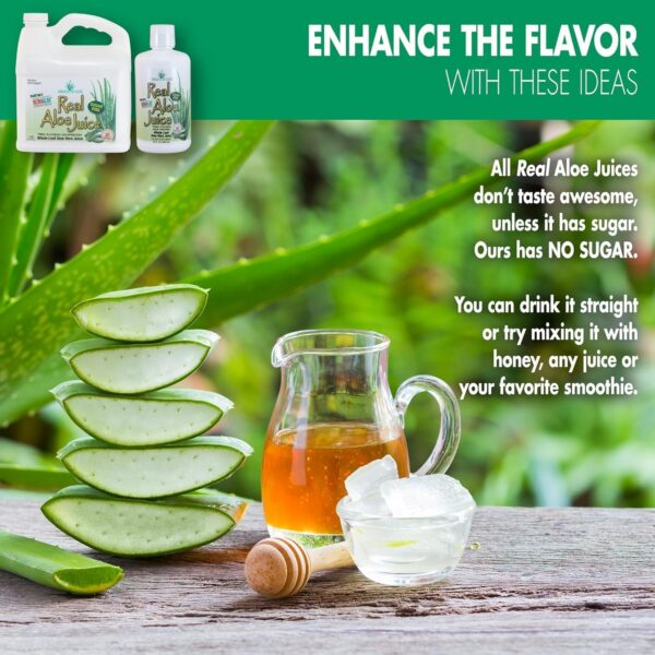 Jugo Miracle of Aloe Ultra Aloe Vera botella vista lateral