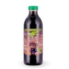 Botella de jugo orgánico de aloe vera con elderberry y stevia