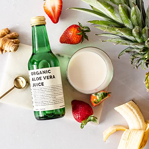 Jugo puro de aloe vera de hoja interna sin diluir