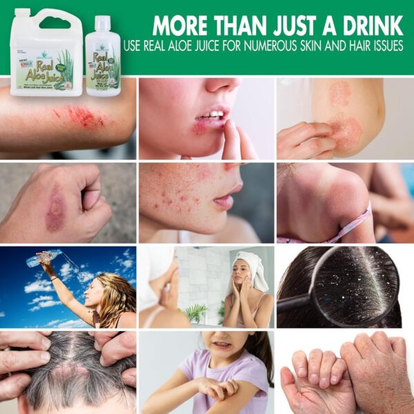 Jugo puro de aloe vera Miracle of Aloe cuatro pack vista frontal