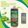Detalle etiqueta Aloe Life jugo aloe vera hoja entera orgánico