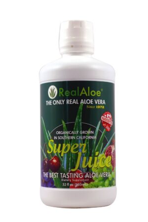 Version 1.0.0 Jugo Super Aloe Vera Real Aloe envase 32 onzas