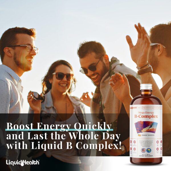 Jugo vitaminico LIQUIDHEALTH niños complejo B sabor citrus mango