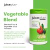 Vista lateral del frasco Juice Plus+ Verduras