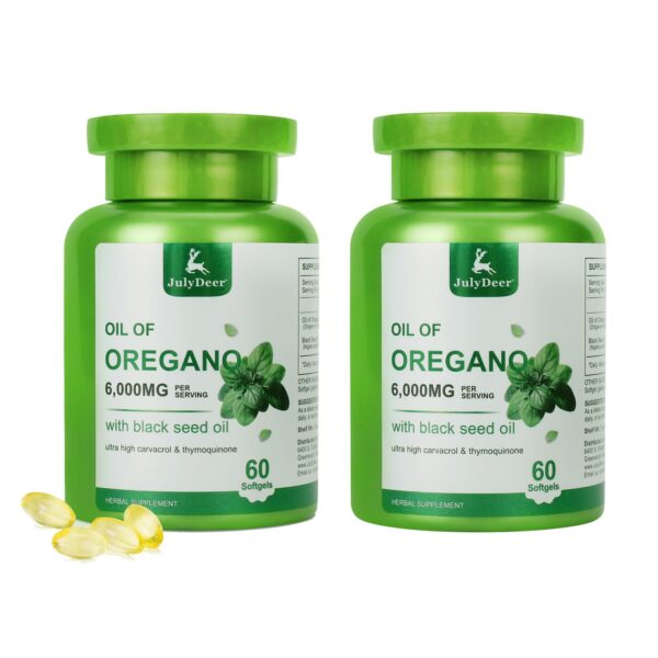 Version 1.0.0 Frente de la botella de oregano