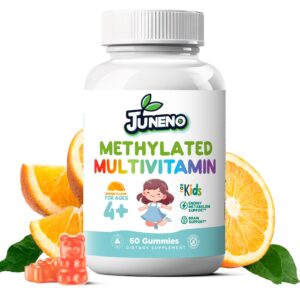 Empaque frontal de Juneno gomitas para niños