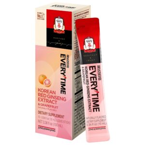 JUNG KWAN JANG extracto ginseng rojo coreano sabores pomelo