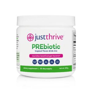 Version 1.0.0 Frontal del Just Thrive PREbiotic Powder