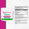 Etiqueta del frasco Just Thrive PREbiotic Powder