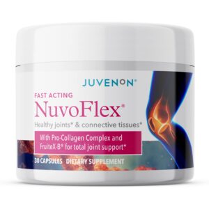 Juvenon NuvoFlex suplemento para articulaciones en envase