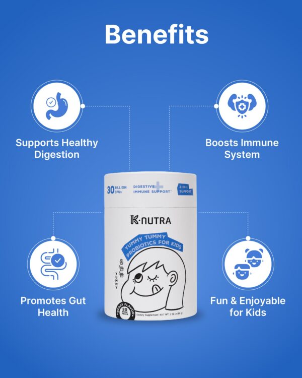 Version 1.0.0 K-Nutra suplemento probiótico niños 30 sobres 30 mil millones CFU