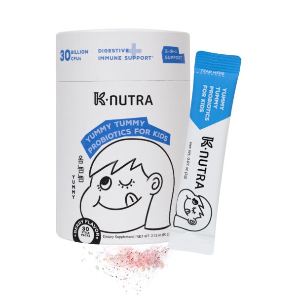 K-Nutra Yummy Tummy probióticos para niños 30 sobres