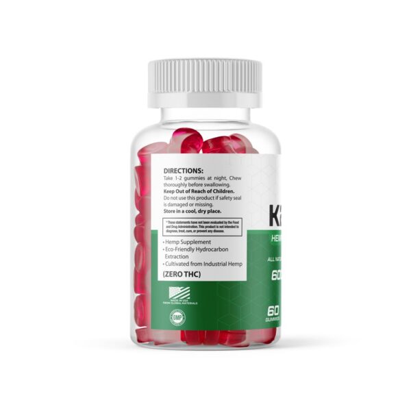 Envase de K2Life Hemp Gummies