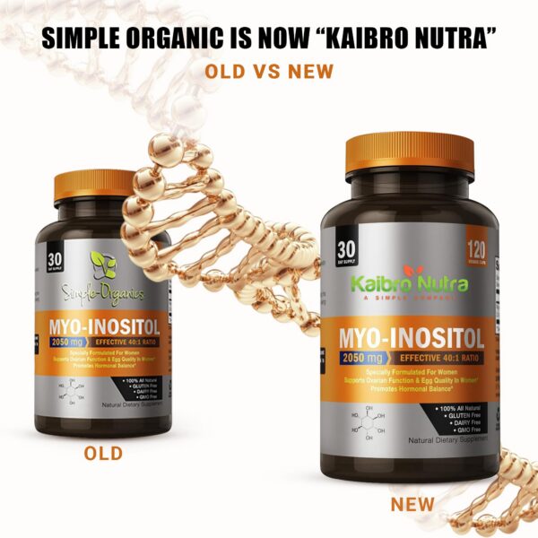 Frasco de capsulas Myo-Inositol 40:1