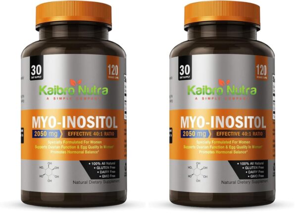 Frente del producto Kaibro Nutra Myo-Inositol