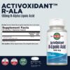 Version 1.0.0 Etiqueta de Kal Activoxidant R-Lipoic Acid