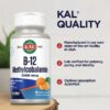 Caja/empaque de KAL B12 Metilcobalamina 1000 mcg