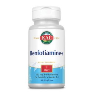 KAL benfotiamina 150mg suplemento glucosa 60 tabletas