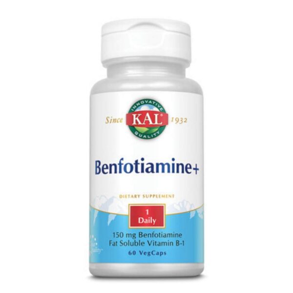 KAL benfotiamina 150mg suplemento glucosa 60 tabletas