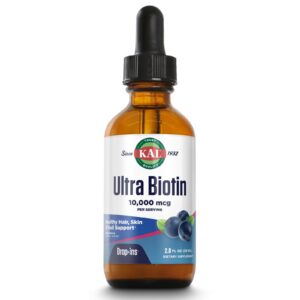 Frasco ámbar de KAL Ultra Biotin DropIns