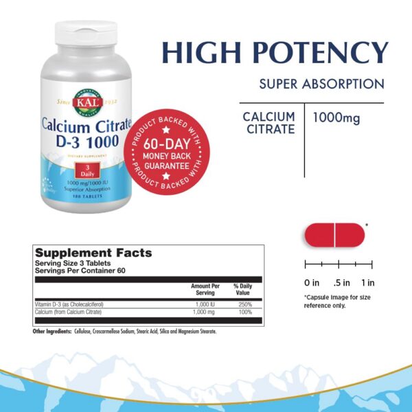 Detalle de porciones y calcio