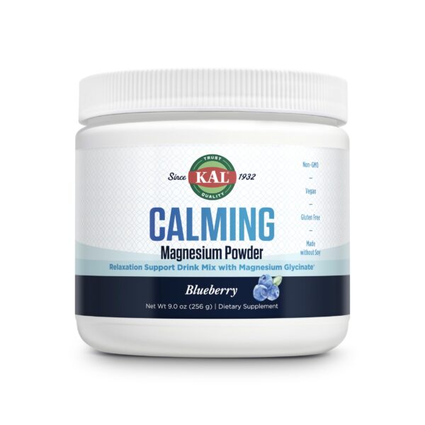 Frasco de KAL Calming Magnesium Powder 9 oz