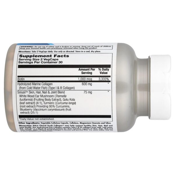 Etiqueta de Kal Colágeno Tipo I y III