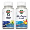 Frente de la marca KAL D3 ActivMelt y GABA L-Theanine