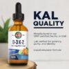 KAL D3-K2 DropIns etiqueta trasera
