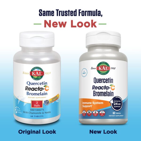 Version 1.0.0 Etiqueta suplemento KAL quercetina vitamina C 1000 mg